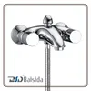 Brass Chrome Wall Mounted Hot Cold Water Bath Bathtub Faucet