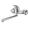 Brass Single Lever Exposed Kitchen Faucet with Swivel Spout