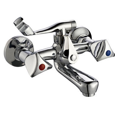 Home Use Wall-Mounted Rain Shower Bathroom Brass Body Bathtub Mixer Modern Shower Faucets Bath Faucet