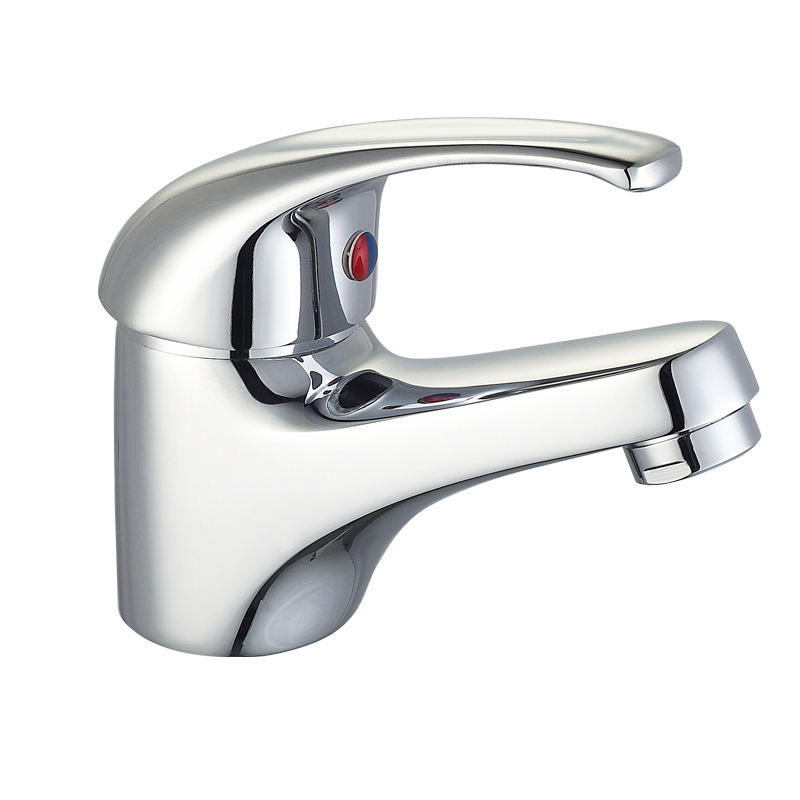 Classic Bathroom Chrome Color Single Lever Basin Mixer Tap