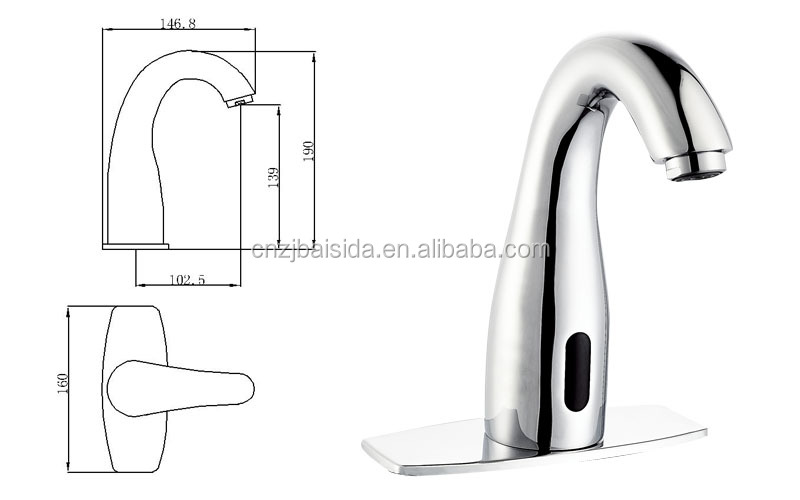 China Factory Instant Hot Water Electric Basin Automatic Sensor Mixer Tap Faucet