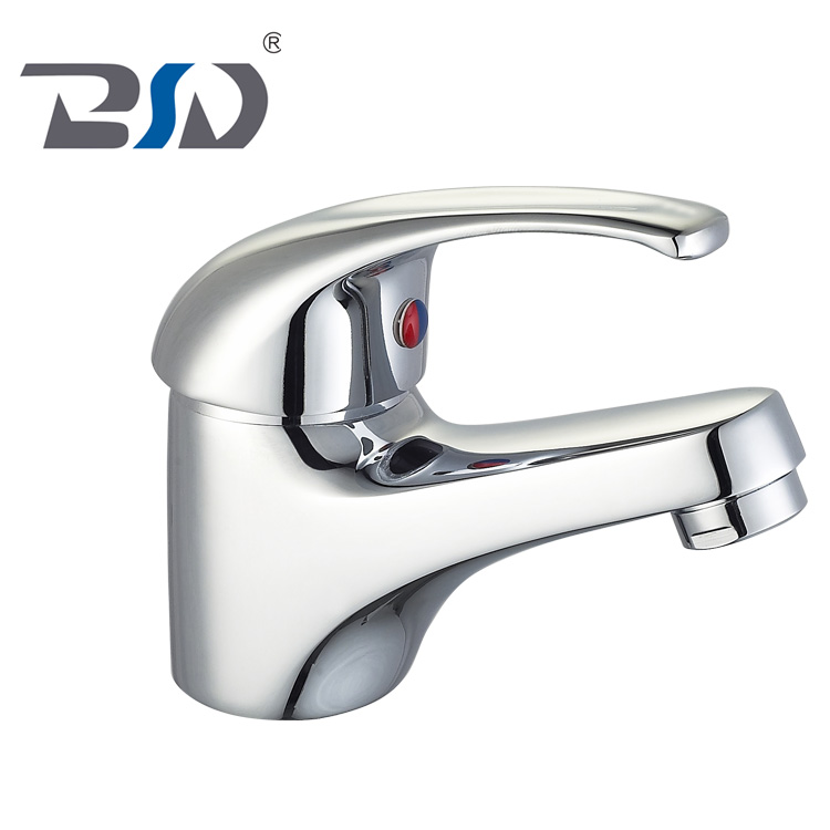 Classic Bathroom Chrome Color Single Lever Basin Mixer Tap