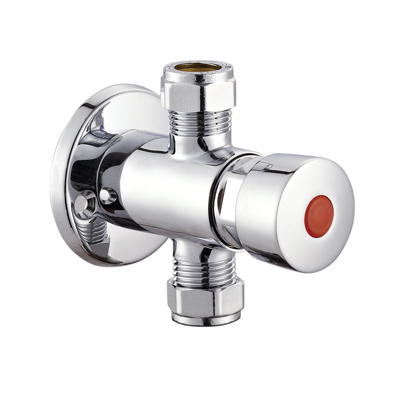 Time Delay Brass Chrome Plated Exposed Shower Valve