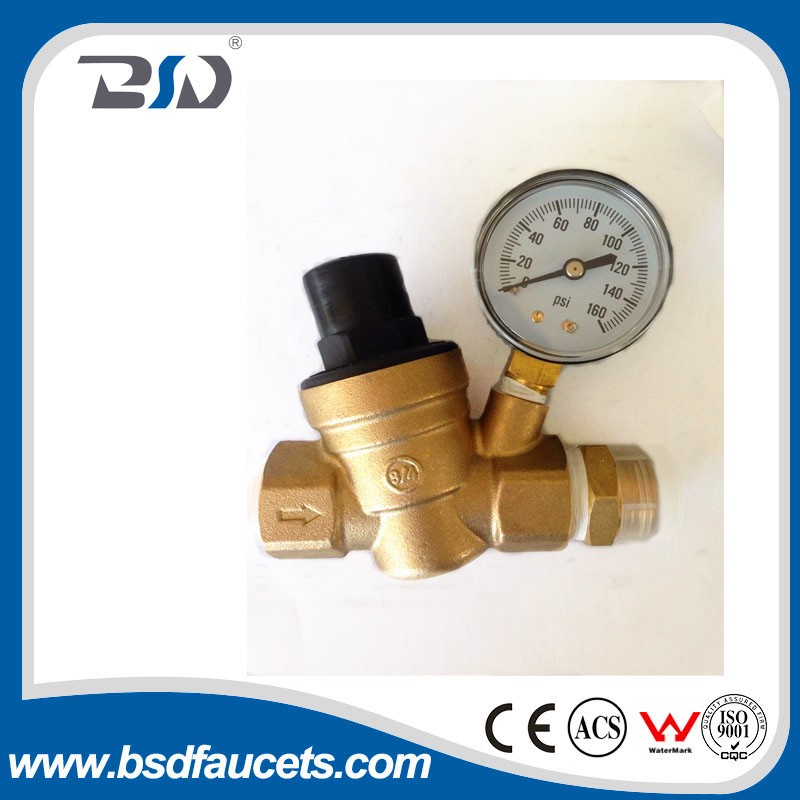 Lead-free Brass Exported to European, New Design Female & Male, Water Adjustabling Pressure Reducing Valve Made in Manufactory