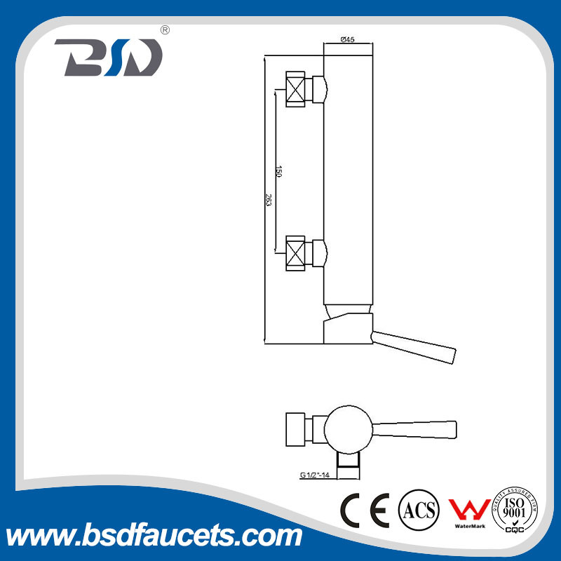 Yuhuan Faucet Manufacturer Shower Tap Hot and Cold Water Mixer Shower Mixer Faucet