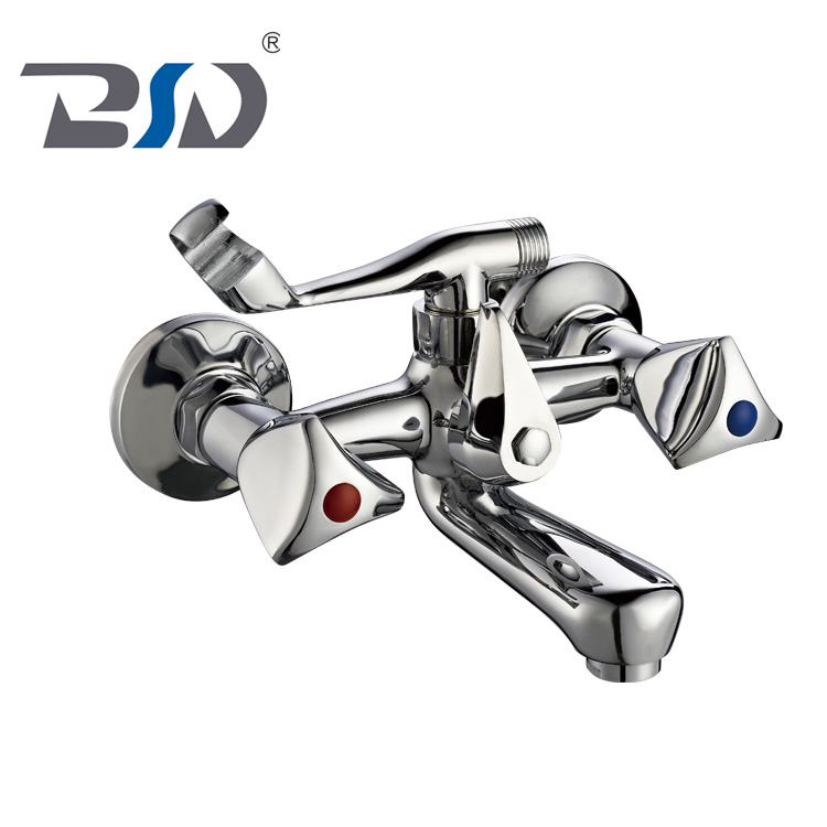 Zinc Handle Wall Mounted Traditional Shower Classic Economic Bath Mixer Bath Faucet