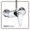Single Lever Chrome Plated Wall Mounted Bath Shower Mixer Faucet