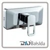 Square Brass Plate Brass Conclead Wall Mounted Bathroom Shower Mixer