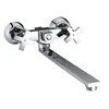 Square Double Cross Handle Bath Mixer